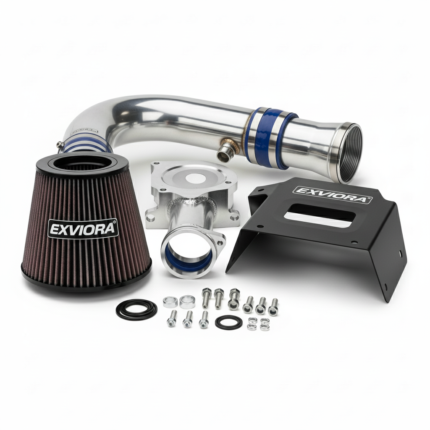 Exviora Performance Cold Air Intake Kit | Polished Aluminum Tubing